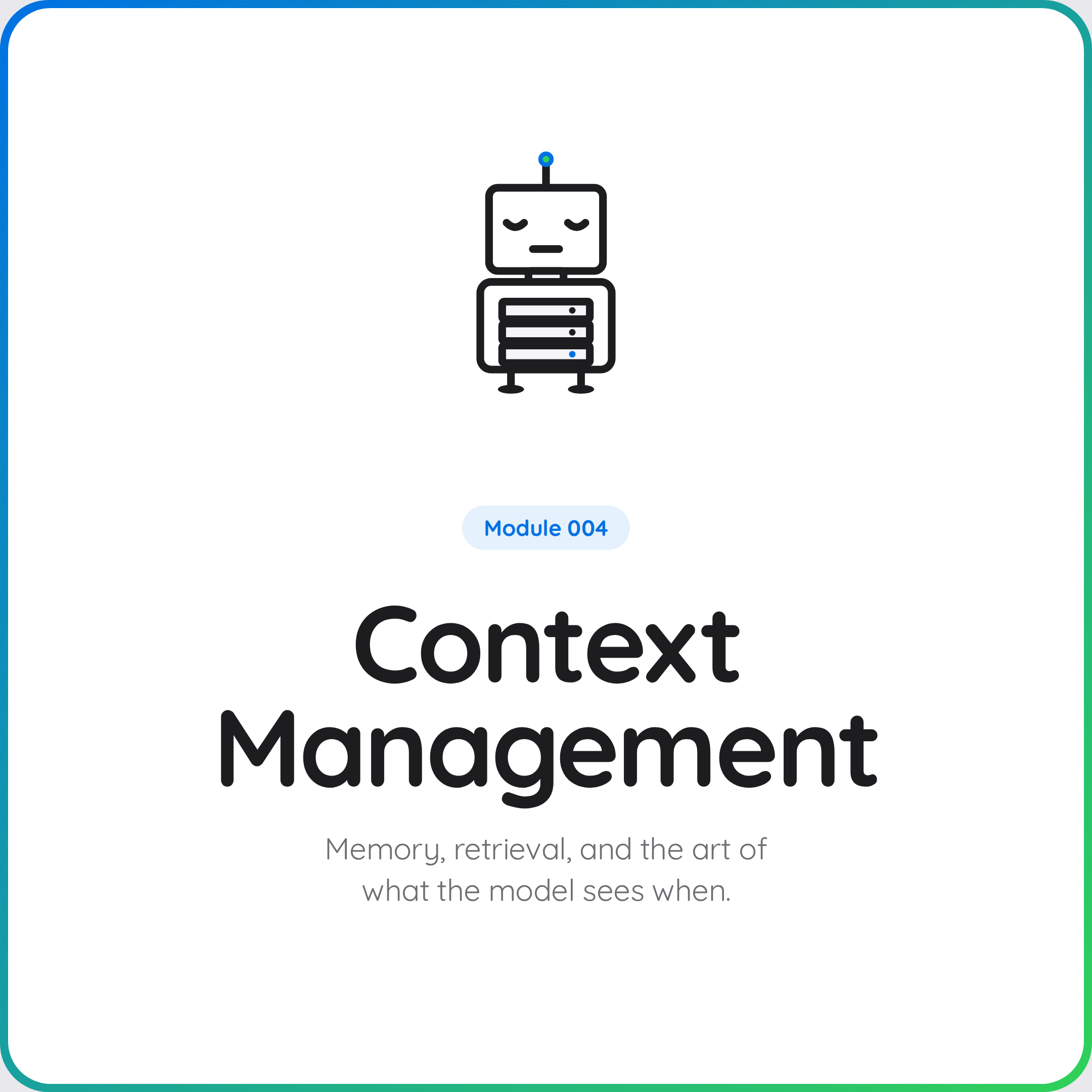 Coming Soon: Context Management