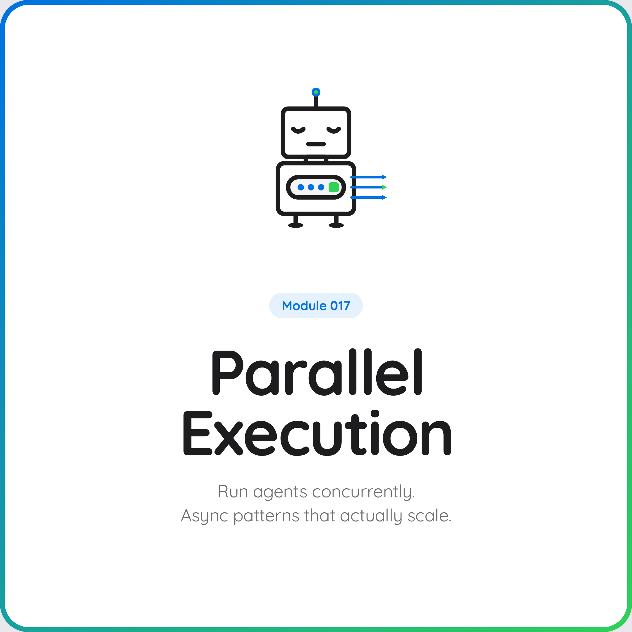 Coming Soon: Parallel Execution
